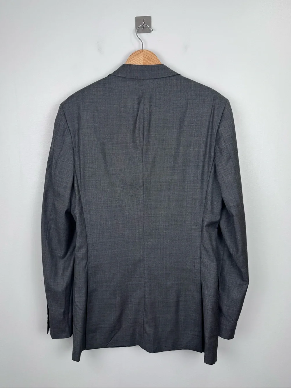 J.Crew Men Thompson Suit Grey Wool Suit Jacket 40L Trouser 33x32